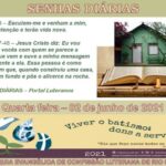 Senhas do dia - 02.06.2021