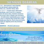 Senhas do dia - 06.10.2020