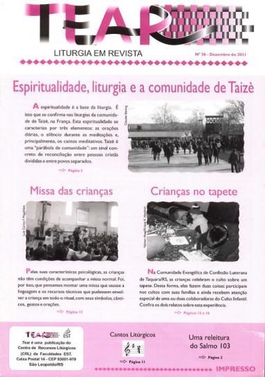 Tear - Liturgia em Revista. Número 36 - Dezembro 2011