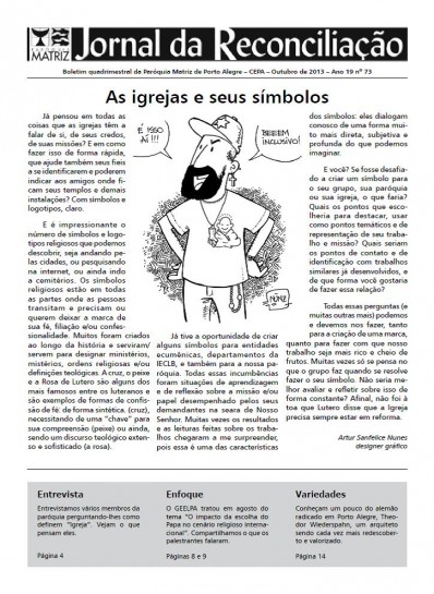 Jornal da Reconciliação. Ano 19