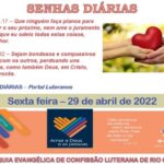 Senhas do dia - 29.04.2022
