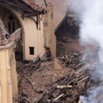 igreja luterana destruida