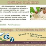 Senhas do dia - 17.10.2021