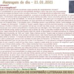 Mensagem do dia - 21.01.2021