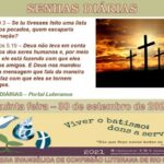 Senhas do dia - 30.09.2021