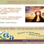 Senhas do dia - 24.03.2021