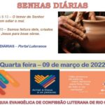 Senhas do dia - 09.03.2022