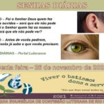 Senhas do dia - 26.11.2021