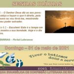 Senhas do dia - 31.05.2021