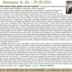Mensagem do dia - 25.05.2021