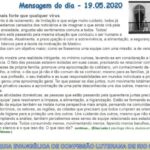 Mensagem do dia - 19.05.2020