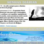 Senhas do dia - 08.08.2020