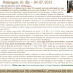 Mensagem do dia - 04.07.2021