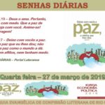 Senhas do dia - 27.03.2019
