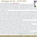 Mensagem do dia - 19.07.2021