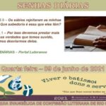 Senhas do dia - 09.06.2021