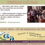 Senhas do dia - 08.09.2021