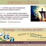 Senhas do dia - 11.07.2021
