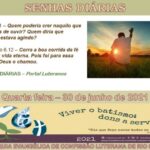 Senhas do dia - 30.06.2021