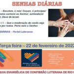 Senhas do dia - 22.02.2022