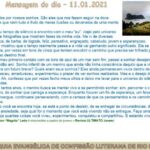 Mensagem do dia - 11.01.2021