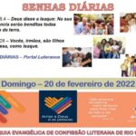 Senhas do dia - 20.02.2022