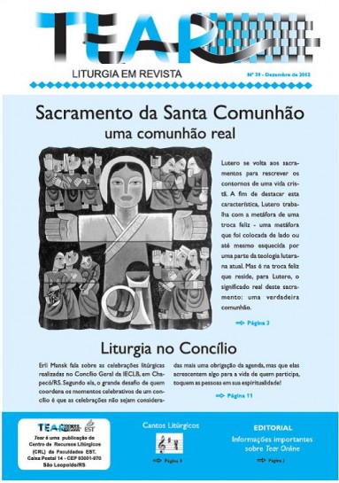Tear - Liturgia em Revista. Número 39 - Dezembro 2012