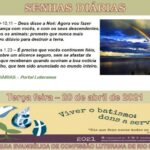 Senhas do dia - 20.04.2021