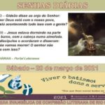 Senhas do dia - 20.03.2021