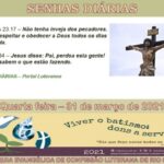 Senhas do dia - 31.03.2021
