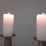 velas do altar