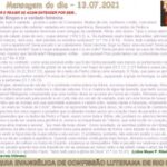 Mensagem do dia - 13.07.2021