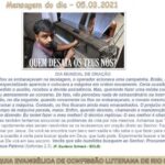 Mensagem do dia - 05.03.2021