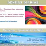 Senhas do dia - 24.05.2020
