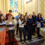 O Coral da Capela de Cristo no Dia da Igreja 25/10/2015 - Igreja Martim Luther - São Paulo/Centro
