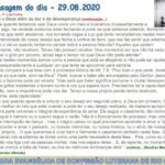 Mensagem do dia - 29.08.2020