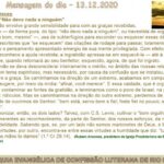 Mensagem do dia - 13.12.2020