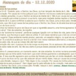Mensagem do dia - 12.12.2020