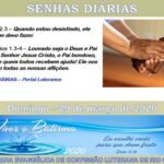 Senhas do dia - 29.03.2020