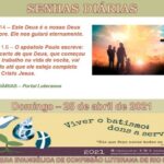 Senhas do dia - 25.04.2021