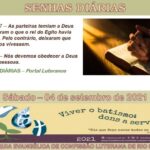 Senhas do dia - 04.09.2021