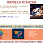 Senhas do dia - 24.12.2021