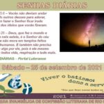 Senhas do dia - 25.09.2021
