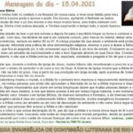 Mensagem do dia - 15.04.2021