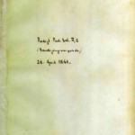 Pastor Friedrich Sauerbronn - Ansprache/Alocução - Eclesiastes 7.2 - 28/04/1841