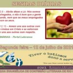 Senhas do dia - 12.07.2021