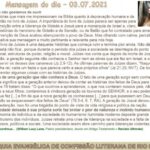 Mensagem do dia - 03.07.2021