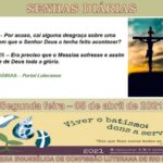 Senhas do dia - 05.04.2021