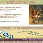 Senhas do dia - 13.12.2020
