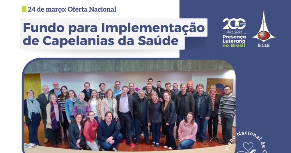 Chamada para oferta ao fundo de Implementação de Capelanias da Saúde